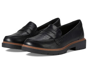 N[NX fB[X V[Y T_ Clarks Westlynn Ayla Black Leather ubN