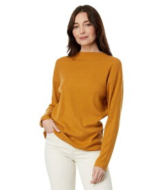 【送料無料】 モッドドック レディース パーカー・スウェット アウター Textured Rib Long Sleeve Turtleneck Top Antique Ochre