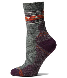 �X�}�[�g�E�[�� ���f�B�[�X �A���_�[�E�F�A �C�� �O���t�B�b�N Smartwool Performance Hike Light Cushion Ethno Graphic Mid Crew Ash/Charcoal �`���R�[��