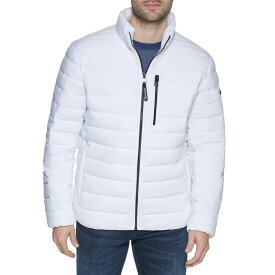 【送料無料】 カルバンクライン メンズ コート アウター Calvin Klein mens Lightweight Water Resistant Packable Down Puffer Jacket (Standard and Big & Tall) White