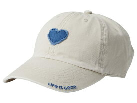 【送料無料】 ライフイズグッド レディース 帽子 アクセサリー Heart Tattered Chill Cap Bone