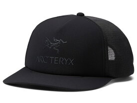 【送料無料】 アークテリクス レディース 帽子 アクセサリー Logo Trucker Flat Black