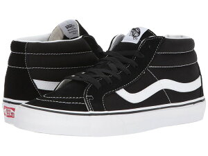 oY fB[X V[Y Xj[J[ Vans SK8-Mid Reissue Black/True Whit ubN