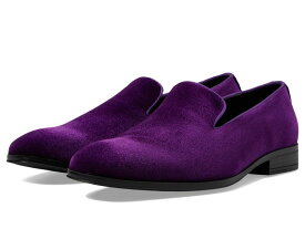 【送料無料】 ステイシーアダムス メンズ オックスフォード シューズ Savian Velour Slip-On Purple