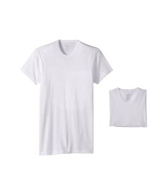 【送料無料】 ツーイグジスト メンズ シャツ トップス 3-Pack ESSENTIAL Slim Fit Crew Neck T-Shirt White New Logo