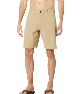 �{���R�� �����Y �{�g���X �n�[�t�p���c�E�V���[�c �V���[�g�p���c Volcom Frickin Cross Shred Static 20 Hybrid Shorts Dark Khaki 2 �J�[�L