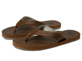【送料無料】 ハーレー メンズ サンダル シューズ One & Only Leather Sandals Brown