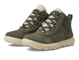 【送料無料】 ソレル レディース ブーツ・レインブーツ シューズ Explorer Next Hiker Waterproof Stone Green/Ble