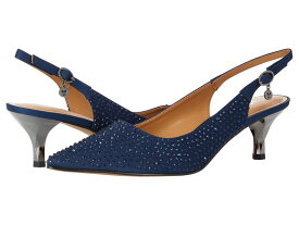 【送料無料】 ジェイレニー レディース ヒール シューズ Ferryanne Navy Satin/Rhin