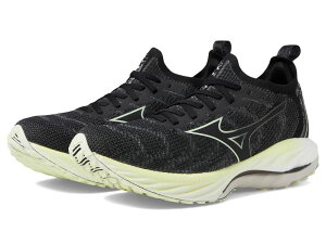 �~�Y�m ���f�B�[�X �V���[�Y �X�j�[�J�[ Mizuno Wave Neo Wind Undyed Black/St �u���b�N