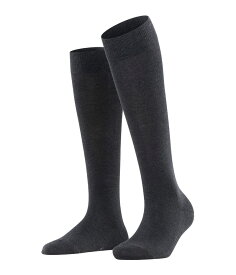 【送料無料】 ファルケ レディース 靴下 アンダーウェア Family Cotton Knee High Anthracite