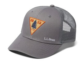【送料無料】 エルエルビーン メンズ 帽子 アクセサリー Trucker Hat Motif Federal Gray