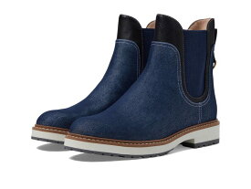 【送料無料】 コールハーン レディース ブーツ・レインブーツ シューズ Greenwich Bootie Blue Denim/Ivor