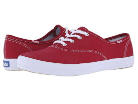 【送料無料】 ケッズ レディース スニーカー シューズ Champion Canvas Lace Up Ribbon Red