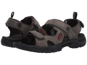 L[ Y V[Y T_ KEEN Targhee III Open Toe Sandal Grey/Black ubN