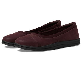 【送料無料】 クラークス レディース サンダル シューズ Breeze Ayla Burgundy Synthe