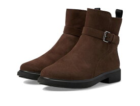 【送料無料】 エコー レディース ブーツ・レインブーツ シューズ Amsterdam Buckle Ankle Boot Coffee Suede