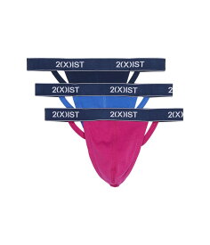 【送料無料】 ツーイグジスト メンズ ブリーフパンツ アンダーウェア Cotton 3-Pack Thong Dazzling Blue/V