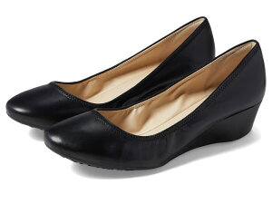 �R�[���n�[�� ���f�B�[�X �V���[�Y �q�[�� Cole Haan Sloane Wedge Black Leather �u���b�N