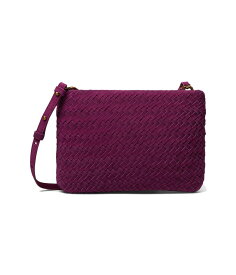 【送料無料】 メイドウェル レディース ハンドバッグ バッグ Puffy Woven Crossbody Suede Mulled Wine