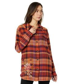 【送料無料】 ジョニーワズ レディース コート アウター Ananke Shirt Jacket Plaid