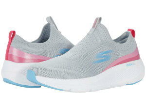 XPb`[Y fB[X V[Y Xj[J[ jbg SKECHERS Go Run Elevate Knit Slip-On Gray/Pink O[
