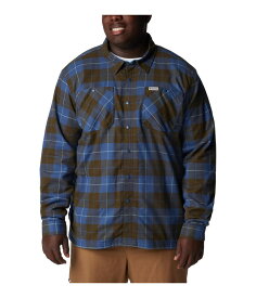 【送料無料】 コロンビア メンズ シャツ トップス Big & Tall Cornell Woods Fleece Lined Shirt Jacket Dark Mountain/S