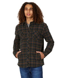 【送料無料】 オニール メンズ コート アウター Redmond Sherpa Lined Flannel Jacket Black