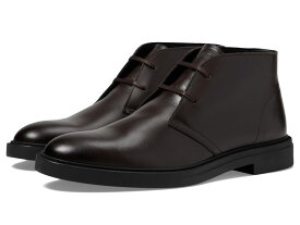 【送料無料】 ボス メンズ ブーツ・レインブーツ シューズ Calev Leather Desert Boot Dark Brown