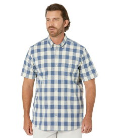 【送料無料】 エルエルビーン メンズ シャツ トップス Comfort Stretch Chambray Shirt Short Sleeve Traditional Fit Plaid - Tall Vintage Indigo