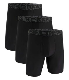 【送料無料】 アンダーアーマー メンズ ボクサーパンツ アンダーウェア 3-Pack Performance Tech Solid 9" Boxer Briefs Black