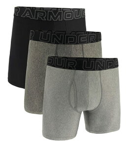 yz A_[A[}[ Y {NT[pc A_[EFA 3-Pack Performance Tech Solid 6" Boxer Briefs Steel