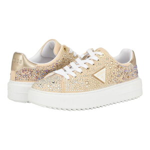 QX fB[X V[Y Xj[J[ GUESS Denesa Gold Gliter Mul S[h