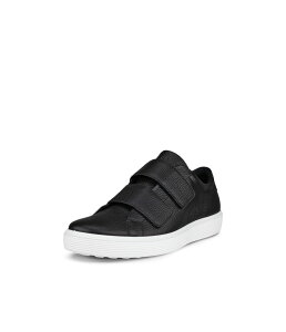 �G�R�[ �����Y �V���[�Y �X�j�[�J�[ ECCO Soft 60 Premium Two Strap Sneaker Black �u���b�N