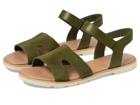 【送料無料】 ソレル レディース サンダル シューズ Ella III Ankle Strap Utility Green/H