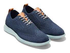 【送料無料】 コールハーン メンズ オックスフォード シューズ 2.Zerogrand Stitchlite Oxford Blue Wing Teal/