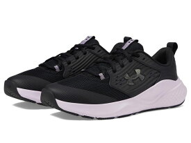 【送料無料】 アンダーアーマー レディース スニーカー シューズ Charged Commit 4 Training Shoes Black/Purple Ac