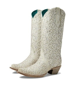 �R�[�����u�[�c ���f�B�[�X �V���[�Y �u�[�c�E���C���u�[�c Corral Boots C4050 White �z���C�g