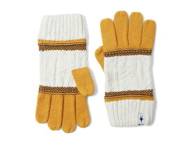 【送料無料】 スマートウール メンズ 手袋 アクセサリー Popcorn Cable Gloves Honey Gold Heat