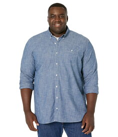 【送料無料】 エルエルビーン メンズ シャツ トップス Comfort Stretch Chambray Shirt Long Sleeve Traditional Fit - Tall Indigo