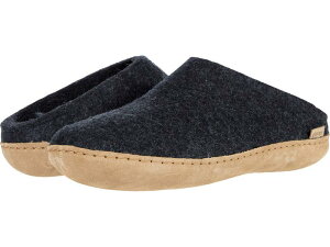 【送料無料】 グリオプス メンズ サンダル シューズ Wool Slip-On Leather Outsole Charcoal