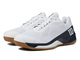 【送料無料】 ウィルソン メンズ スニーカー シューズ Rush Pro 4.0 Tennis Shoes White/Navy/Gum