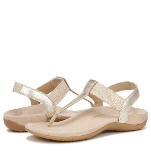 oCIjbN fB[X V[Y T_ AN VIONIC Brea Ankle Straps Gold Metallic L S[h