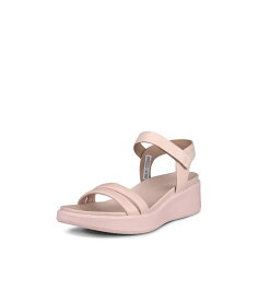 【送料無料】 エコー レディース ヒール シューズ Flowt Luxe Wedge Sandal Rose Dust