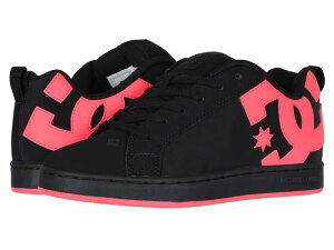 fB[V[ fB[X V[Y Xj[J[ DC Court Graffik W Black/Hot Pink ubN