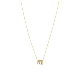 【送料無料】 ディーバークレイ レディース ネックレス・チョーカー・ペンダントトップ アクセサリー 16" 14 KT. Initial "M" Adjustable Necklace Gold