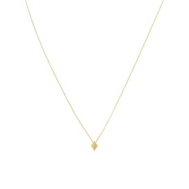 【送料無料】 ディーバークレイ レディース ネックレス・チョーカー・ペンダントトップ アクセサリー 15" 14 KT. Diamond Shape Adjustable Necklace Gold