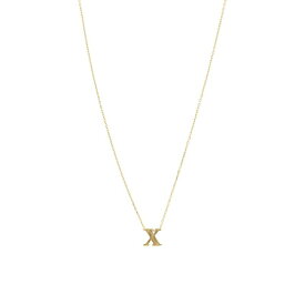 【送料無料】 ディーバークレイ レディース ネックレス・チョーカー・ペンダントトップ アクセサリー 16" 14 KT. Initial "X" Adjustable Necklace Gold