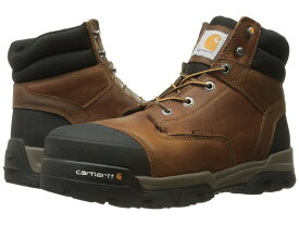 【送料無料】 カーハート メンズ ブーツ・レインブーツ シューズ 6" Ground Force Waterproof Composite Toe Work Boot Brown Oil Tanne