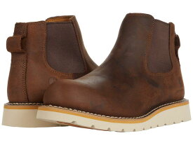 【送料無料】 カーハート メンズ ブーツ・レインブーツ シューズ Wedge 5" Chelsea Pull-On Boot Soft Toe Dark Bison Oil